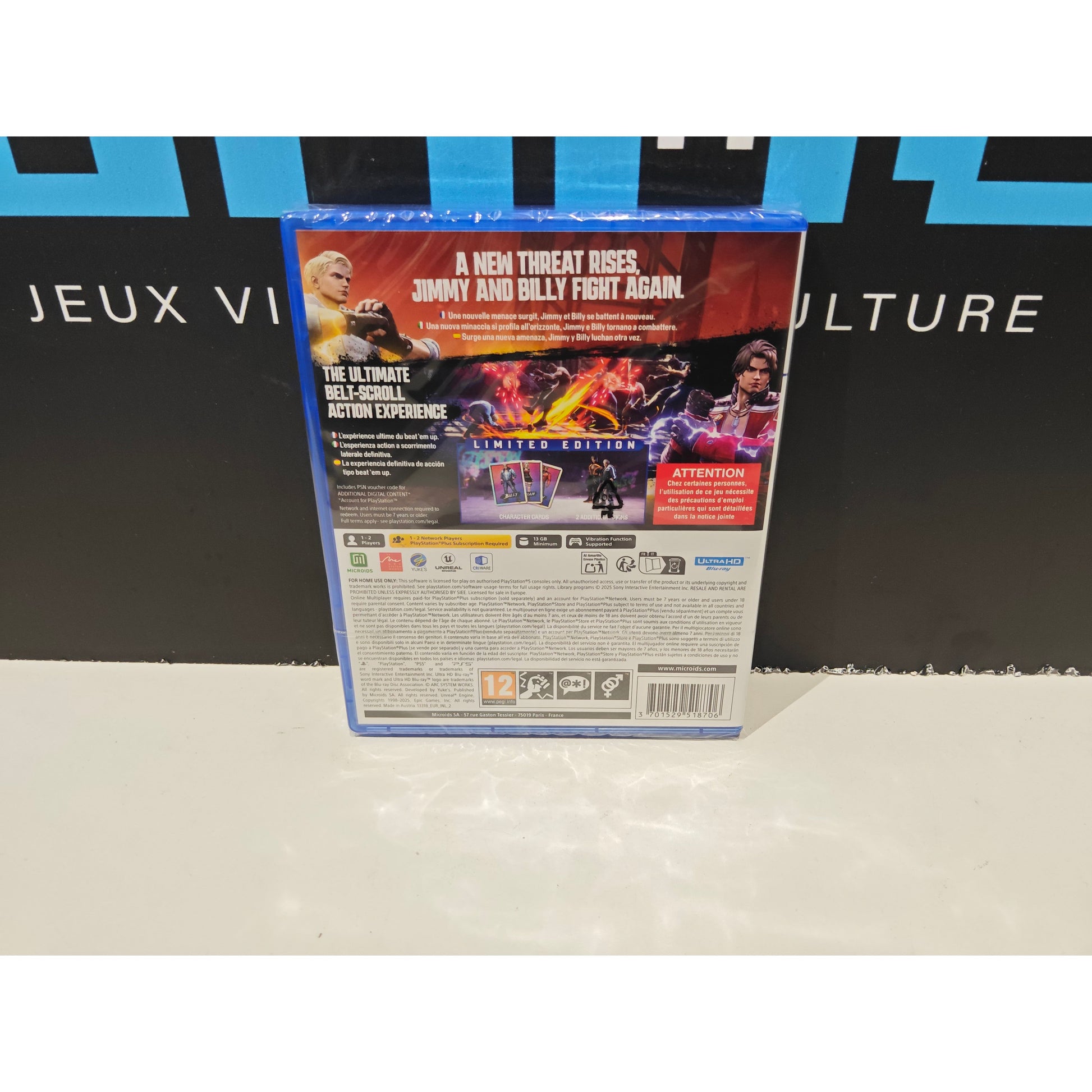 Double Dragon revive PS5 Neuf