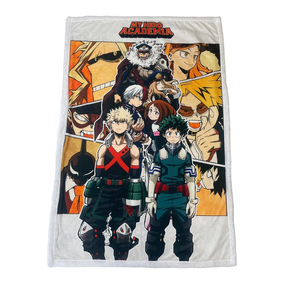 HOMADICT PLAID SHERPA MY HERO ACADEMIA MIDORIYA & ALL MIGHT 100X150CM