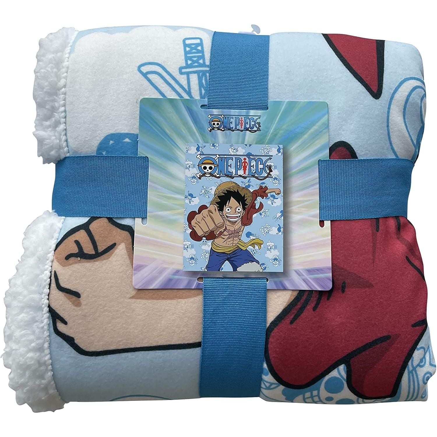 HÔMADICT Plaid Sherpa One Piece - Luffy - 100x150CM