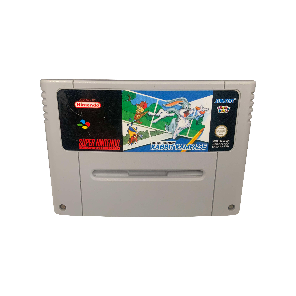 Bugs Bunny Rabbit Rampage SNES TBE