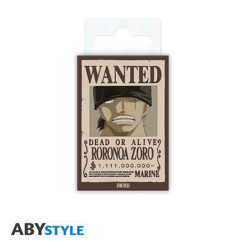 ONE PIECE Aimant Wanted Zorro