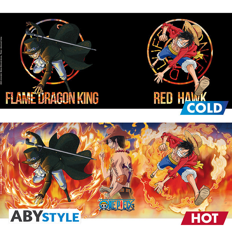 ONE PIECE MUG Luffy & Sabo Heat Change