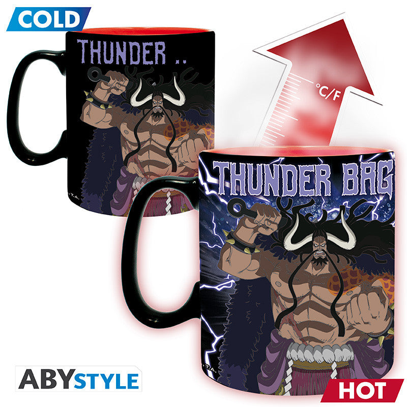 ONE PIECE MUG Luffy vs Kaido Heat Change