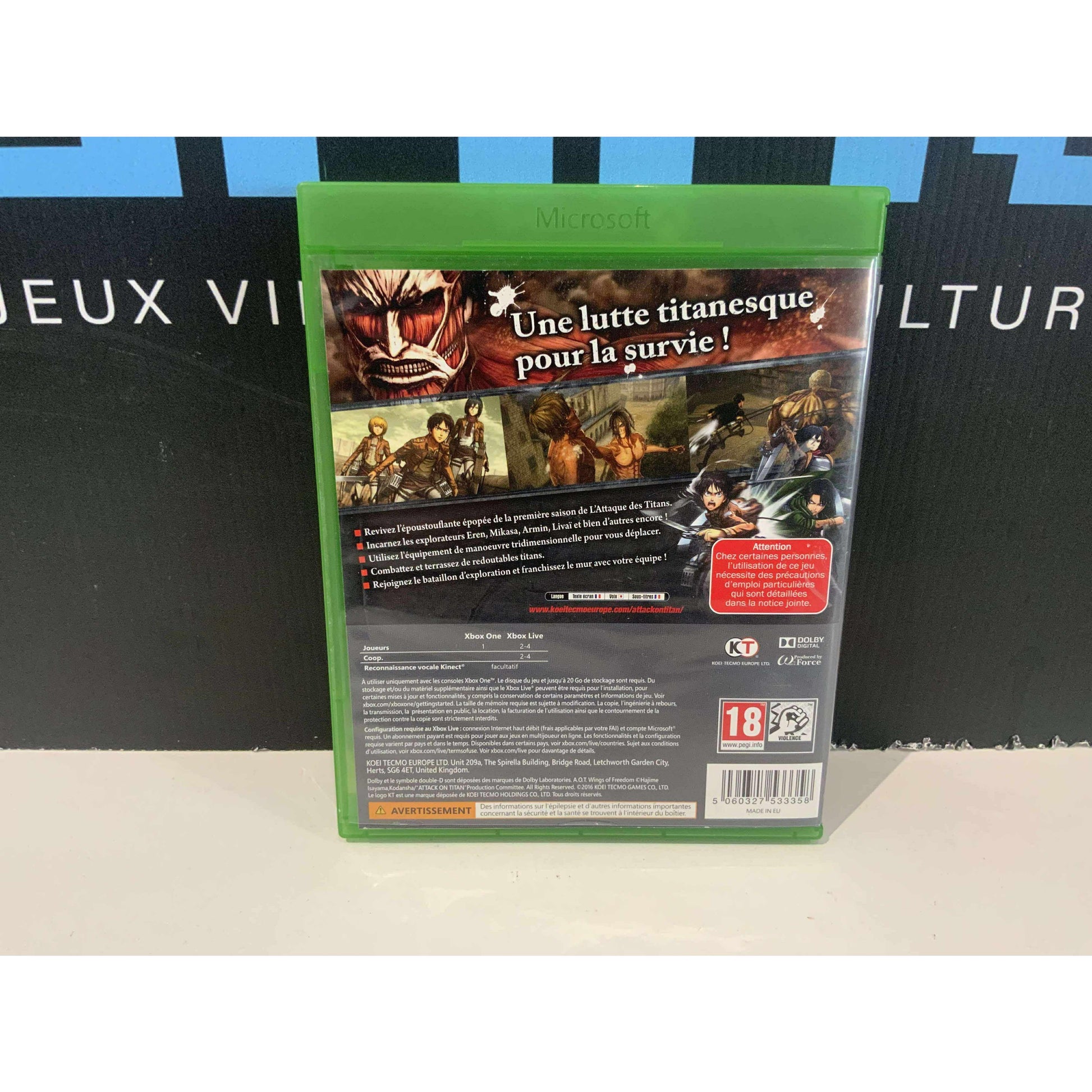 Attack on Titan Wings of Freedom – Xbox One TBE