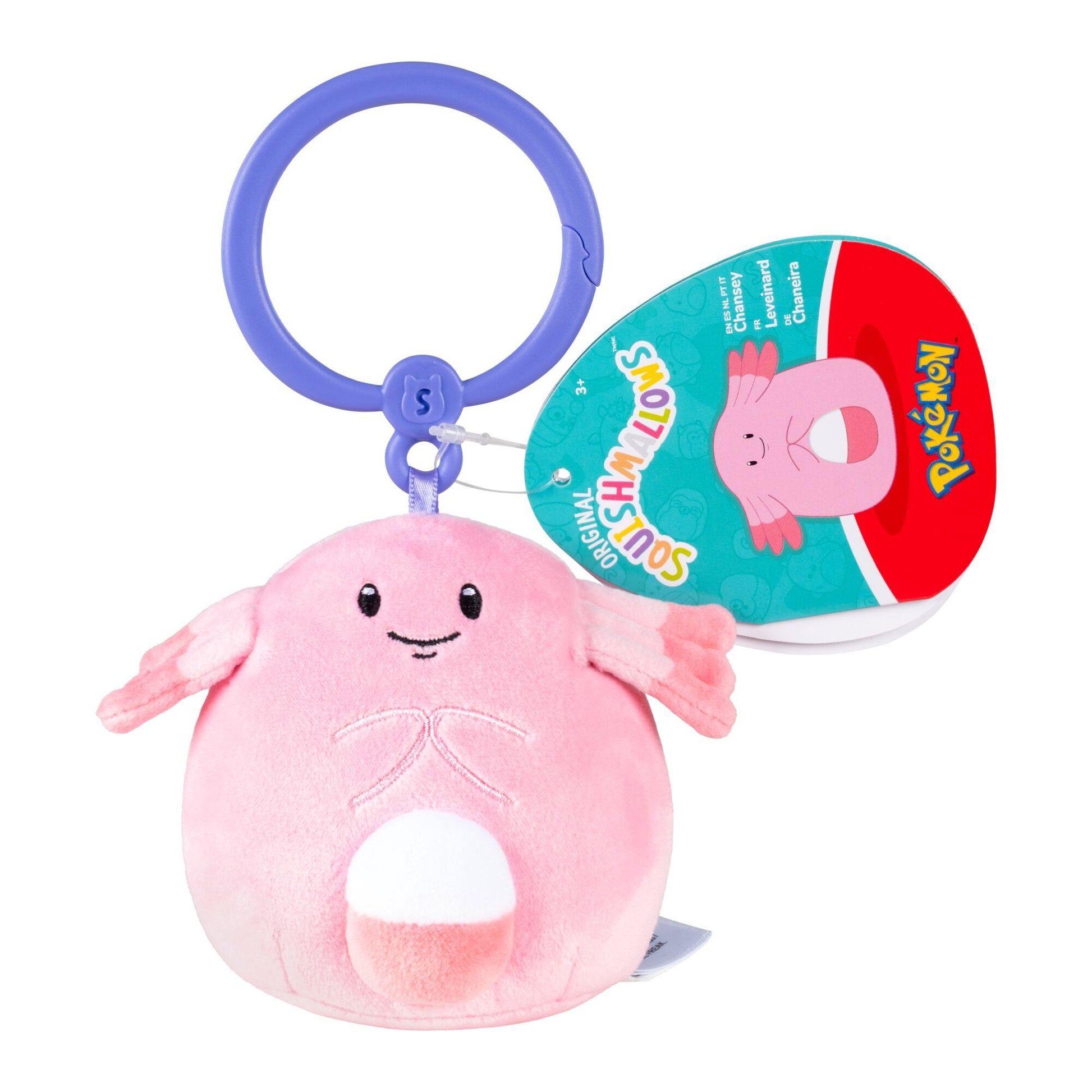 Peluche Porte-clé Squishmallows Pokémon Leveinard