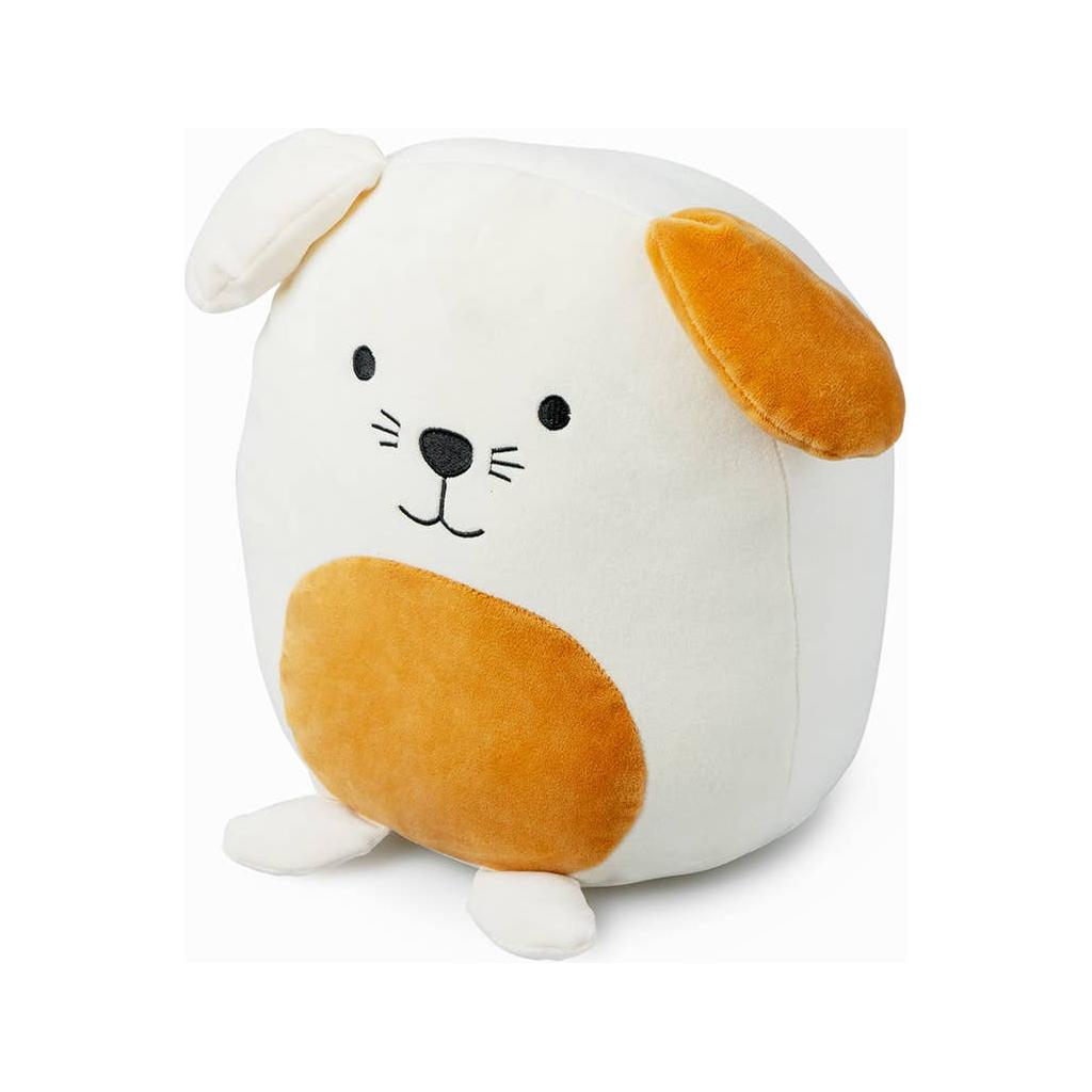 Coussin, Woof ! , blanc, polyester