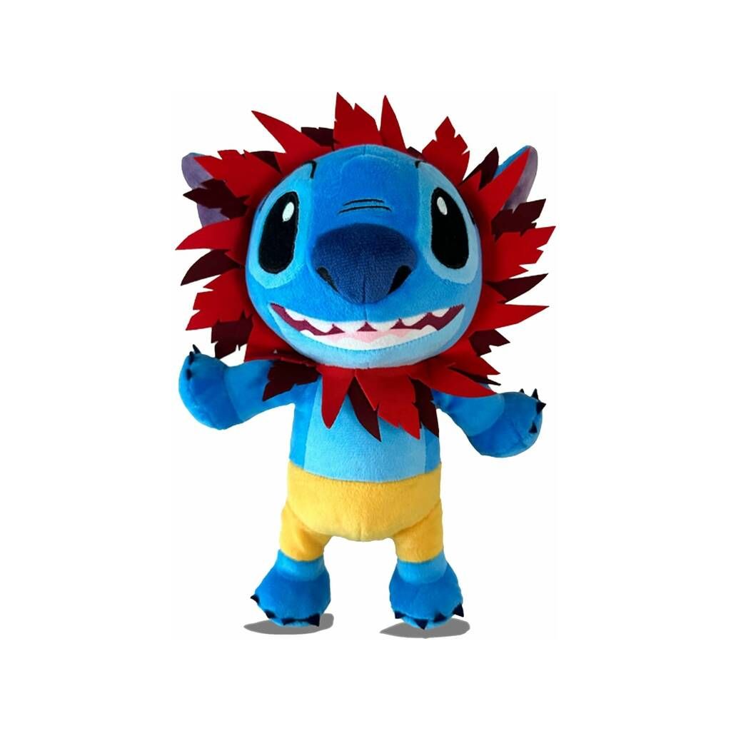 Peluche Stitch 25cm déguisé en Simba