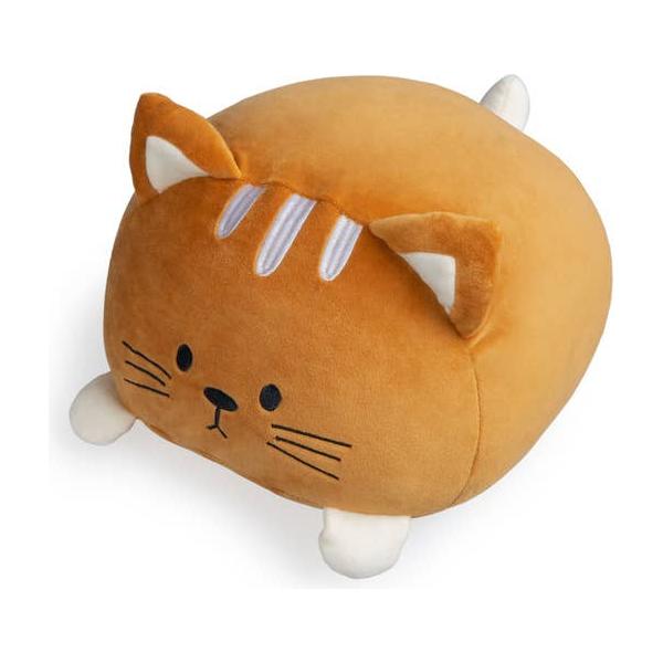 Coussin, Kitty, marron, polyester