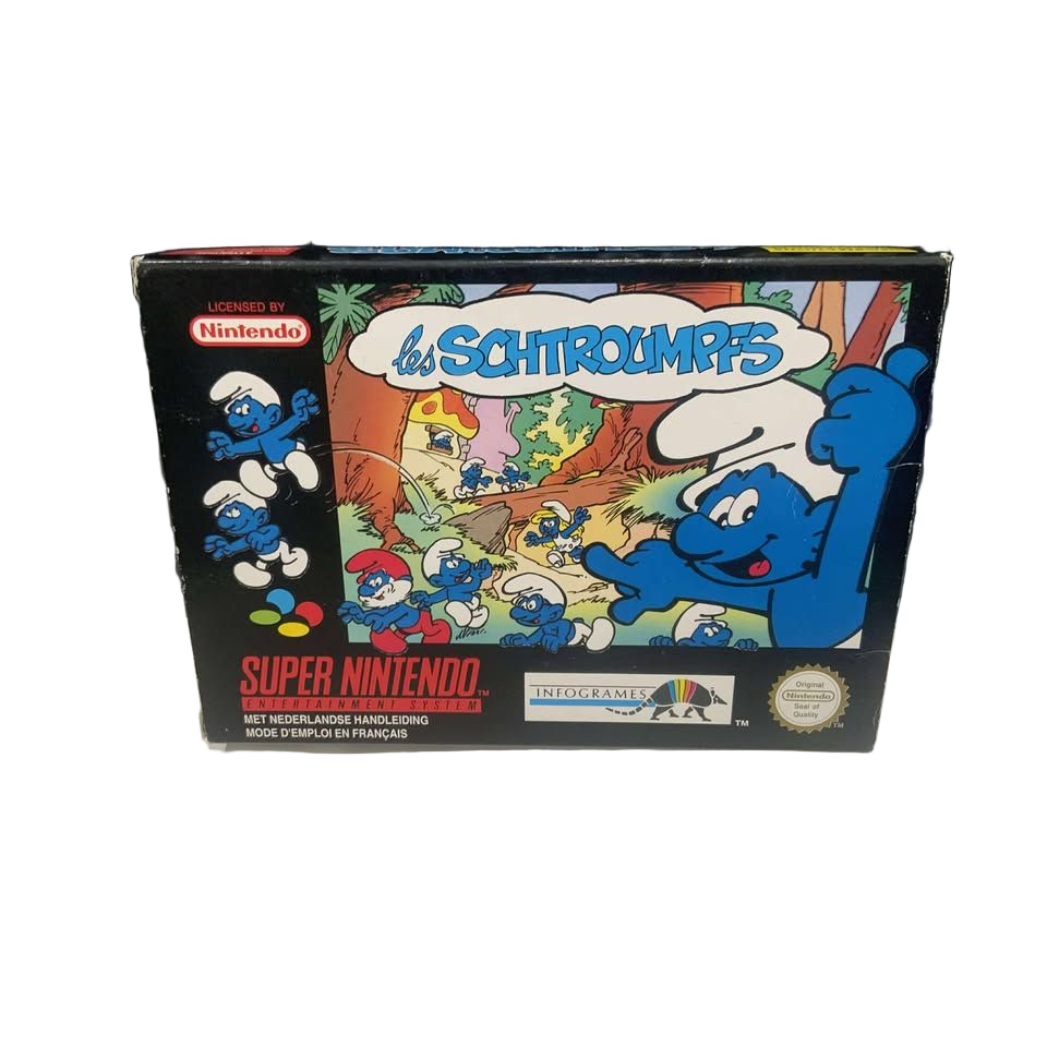 Les Schtroumpfs en boite - SUPER NINTENDO