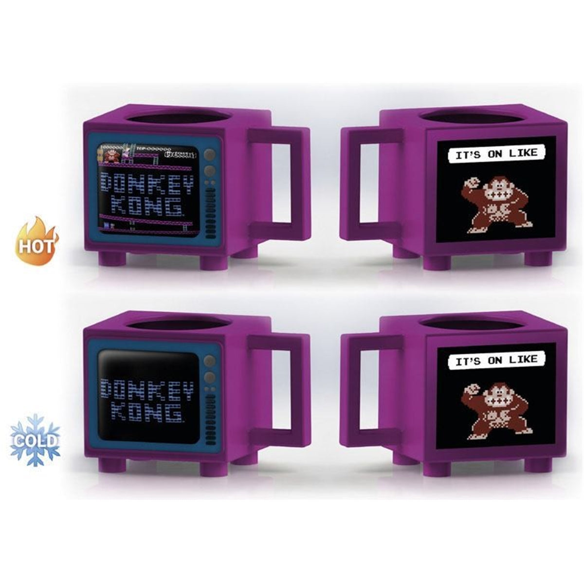 DONKEY KONG MUG 3D RETRO TV GOODIES