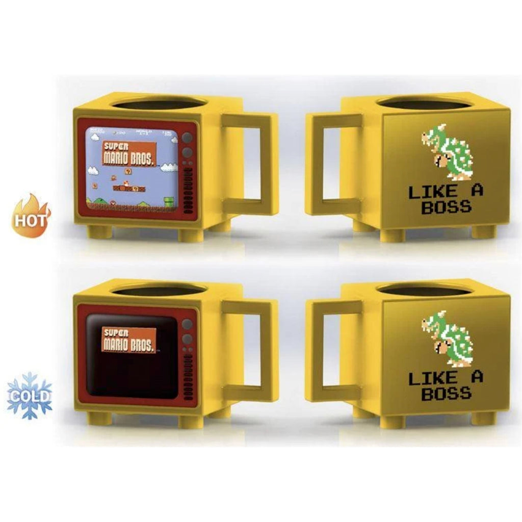SUPER MARIO BROS MUG 3D RETRO TV LIKE A BOSS GOODIES