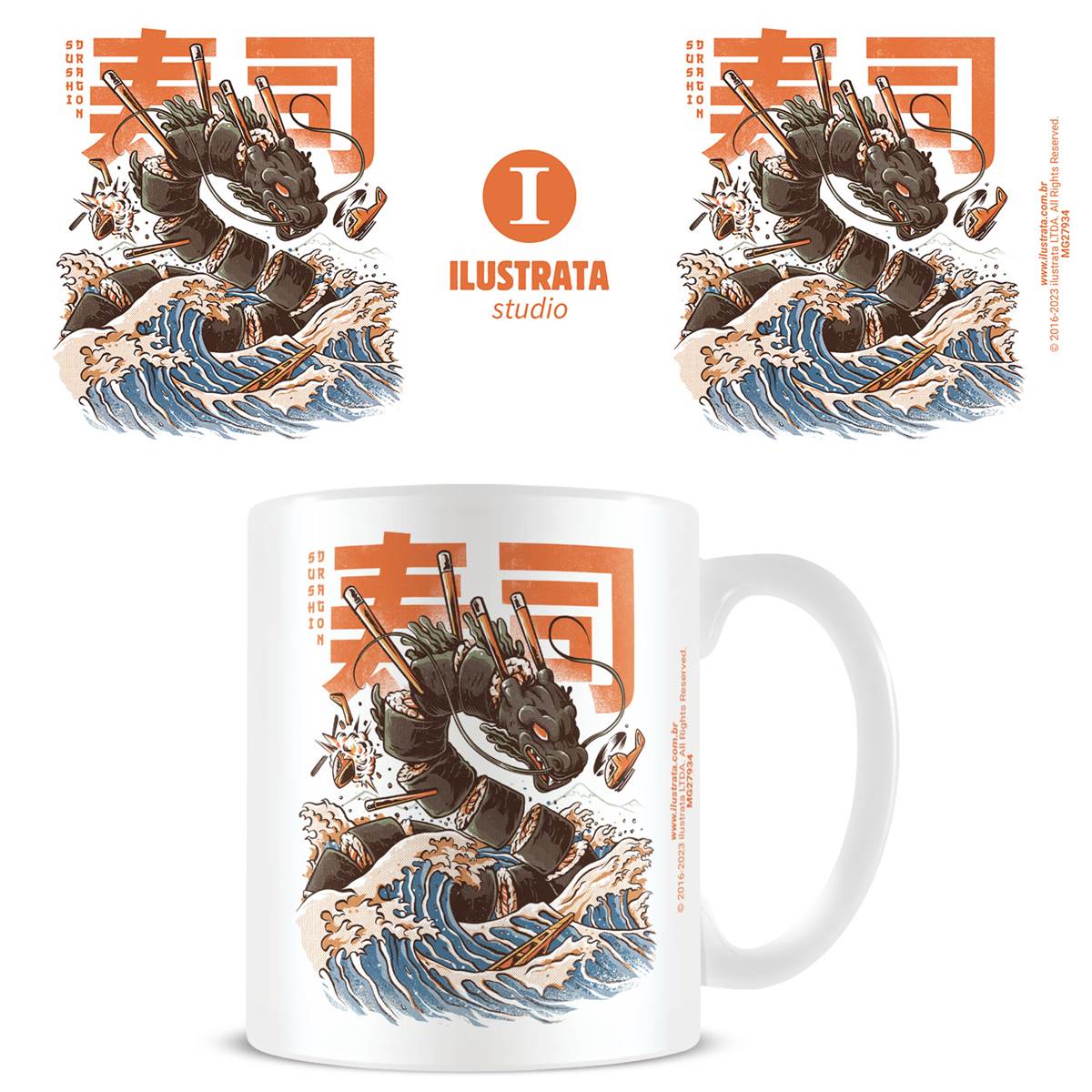 ILUSTRATA SUSHI DRAGON MUG GOODIES