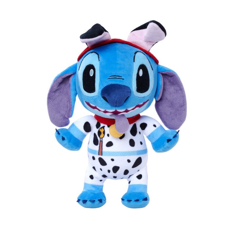 Peluche Stitch 25cm déguisé en Dalmatien
