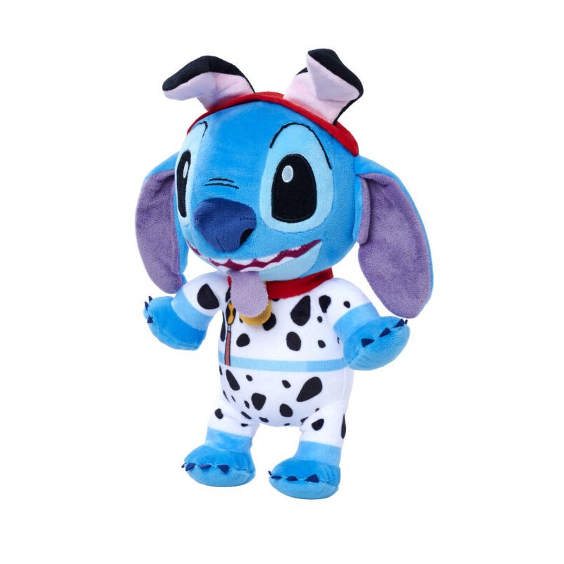 Peluche Stitch 25cm déguisé en Dalmatien