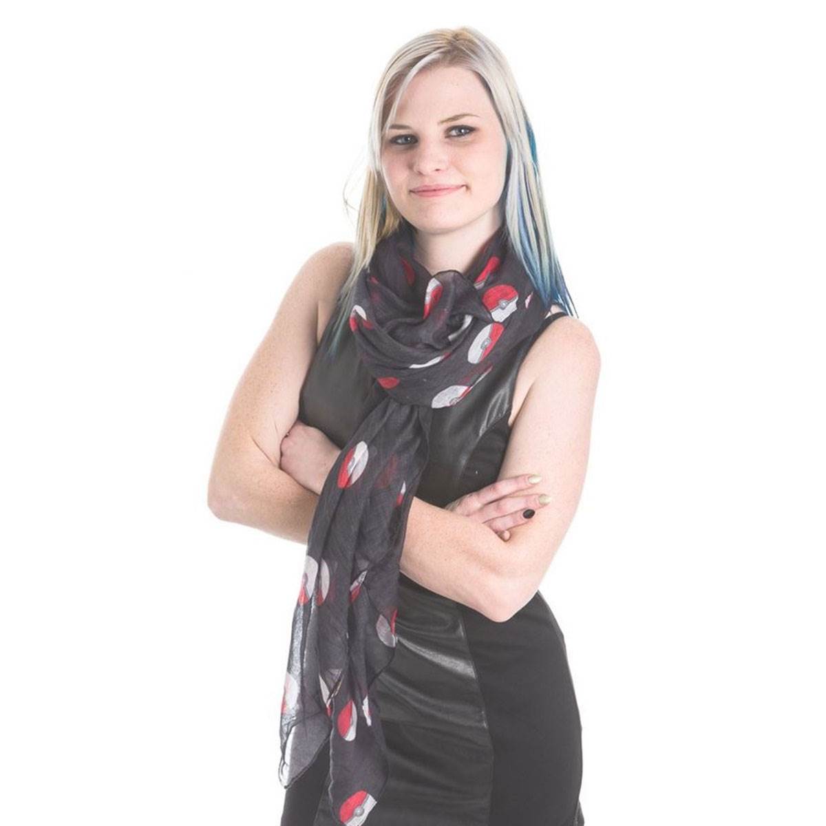 foulard pokéball 180*45cm