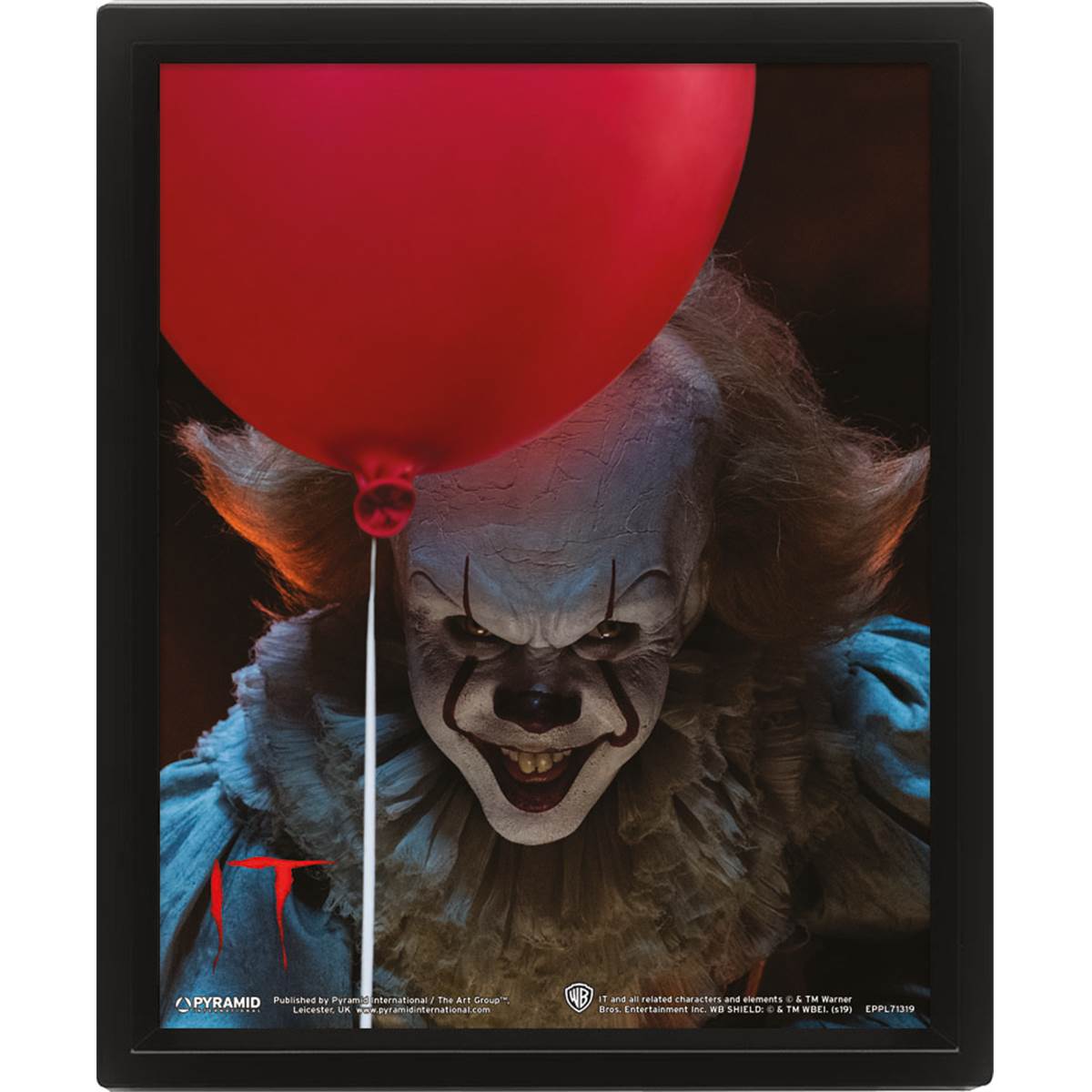 IT CARRE 3D LENTICULAIRE PENNYWISE EVIL FLIP GRATUIT GOODIES