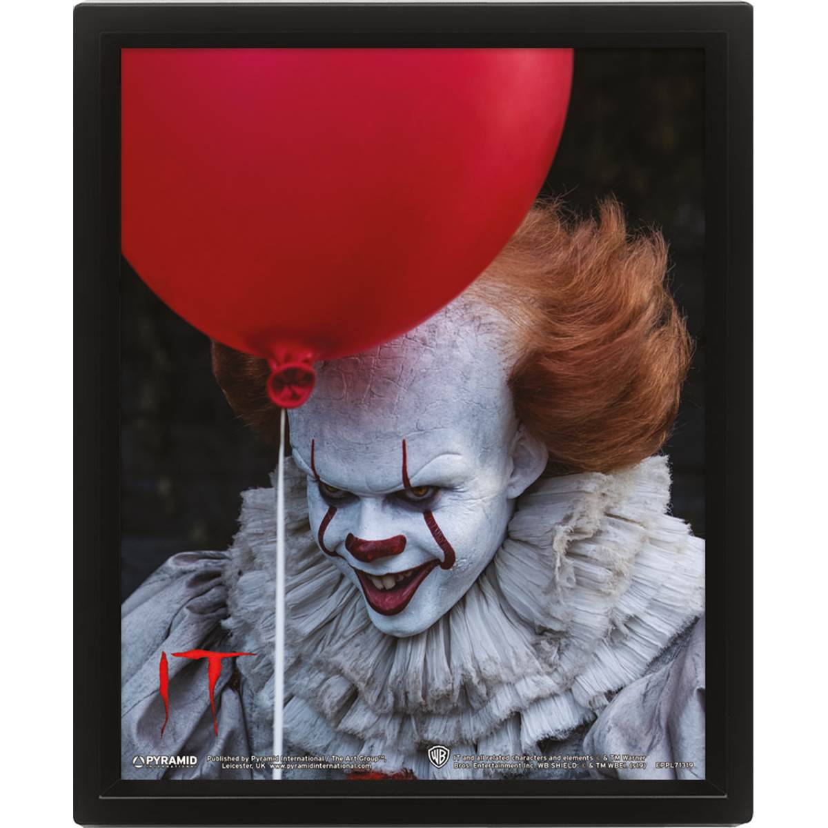 IT CARRE 3D LENTICULAIRE PENNYWISE EVIL FLIP GRATUIT GOODIES