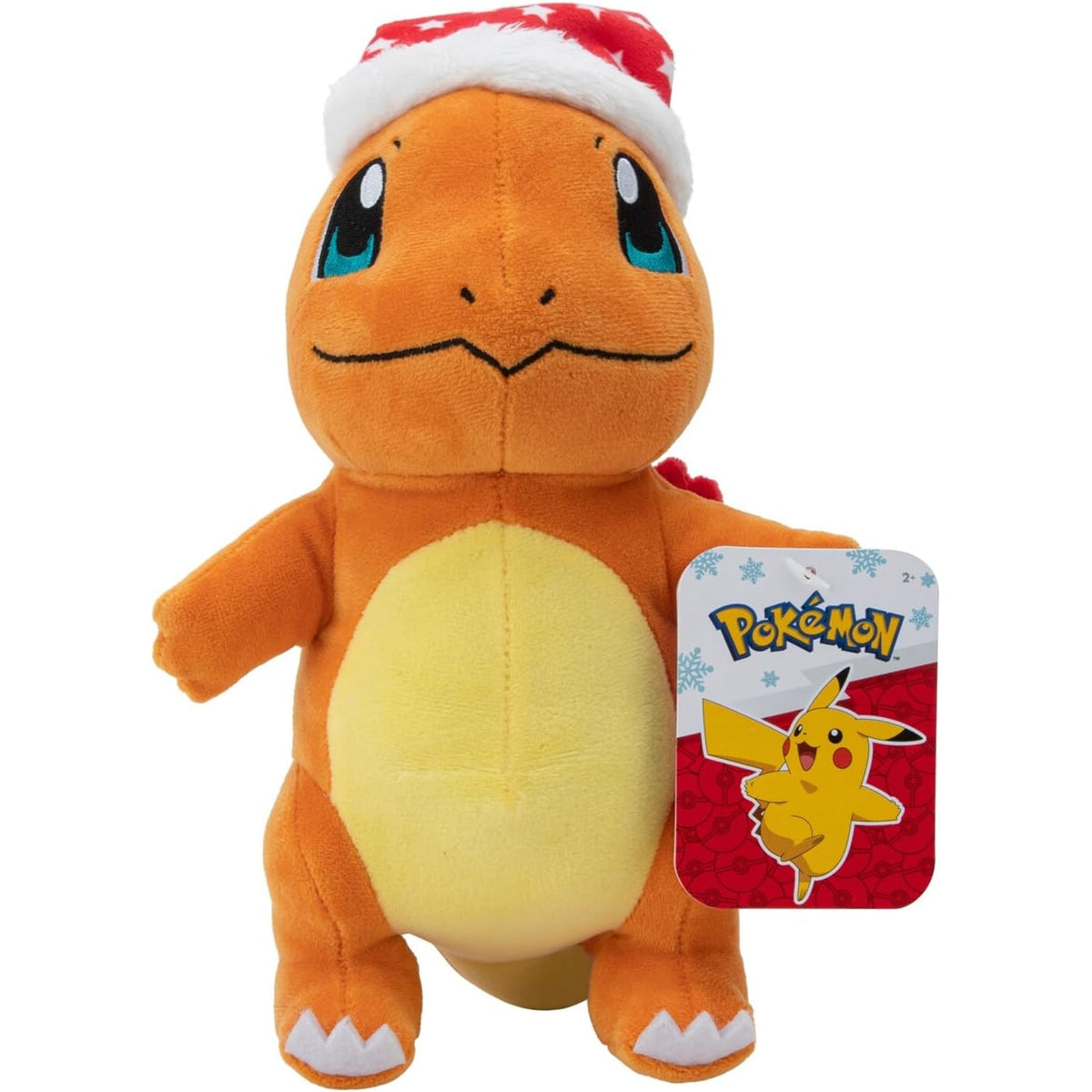 Peluche Pokemon 20 cm Salamèche avec bonnet de Noël