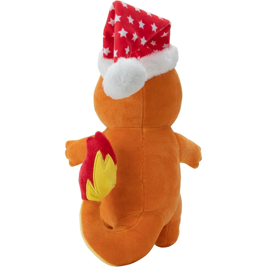 Peluche Pokemon 20 cm Salamèche avec bonnet de Noël