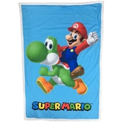 PLAID SHERPA SUPER MARIO 100X150CM