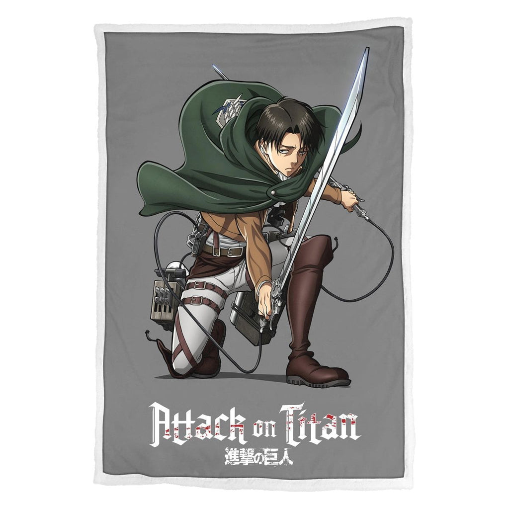HOMADICT PLAID SHERPA LIVAI ATTACK ON TITAN 100X150CM
