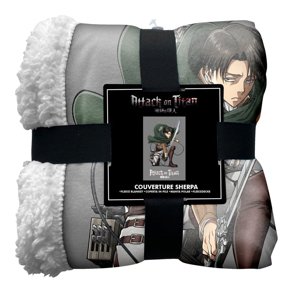 HOMADICT PLAID SHERPA LIVAI ATTACK ON TITAN 100X150CM