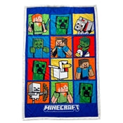 PLAID SHERPA MINECRAFT 100X150CM