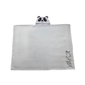 Plaid à capuche Panda