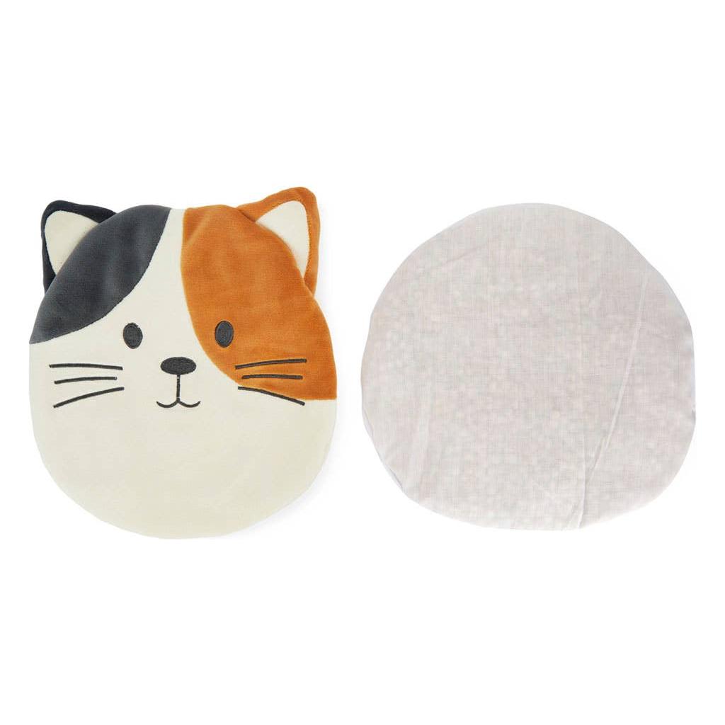 Coussin noyau de cerise Kitty Calico, multicolore, polyester