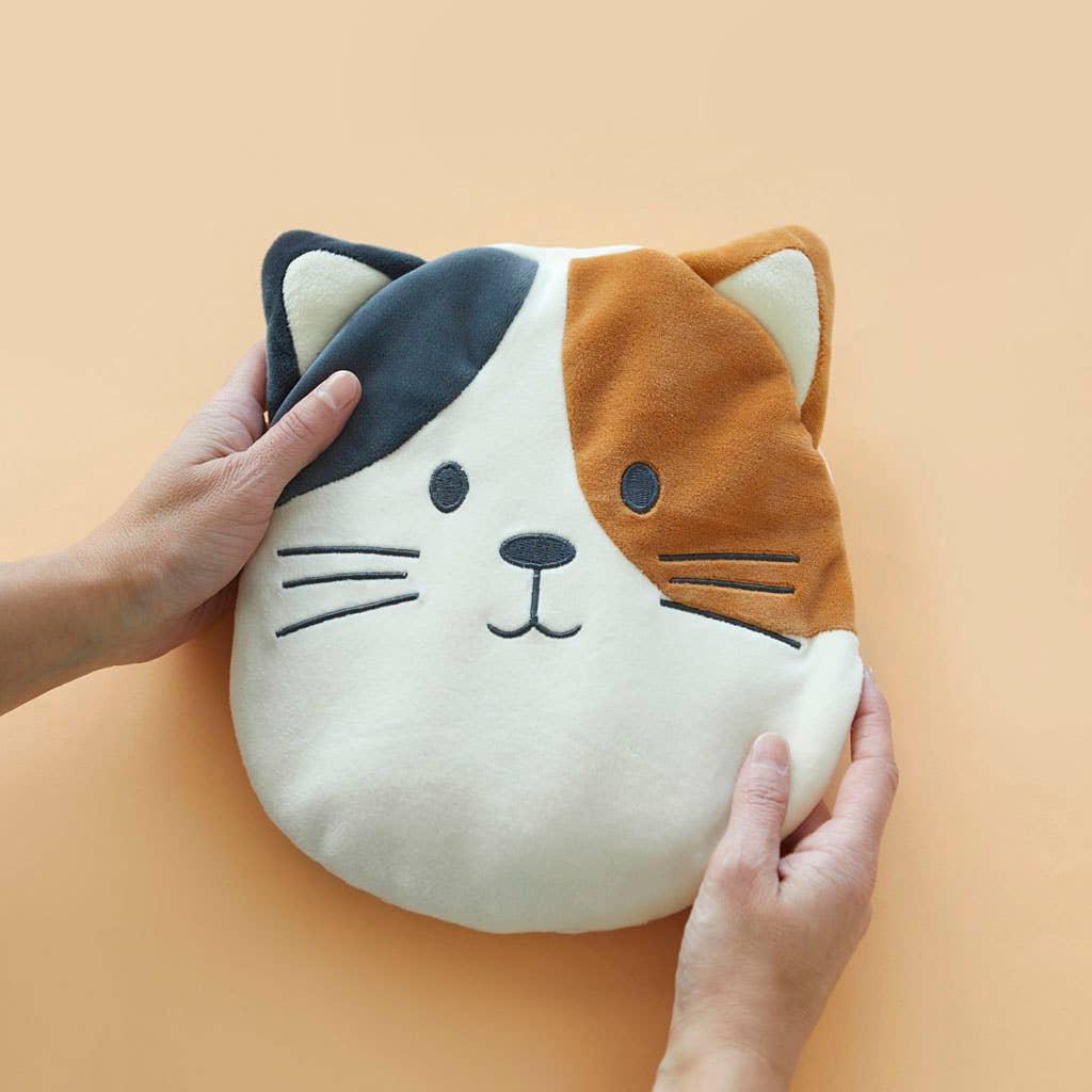 Coussin noyau de cerise Kitty Calico, multicolore, polyester