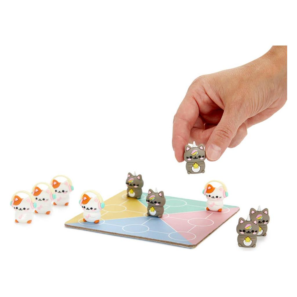 Jeu de plateau Kawaii Tic Tac Toe, plastique/carton