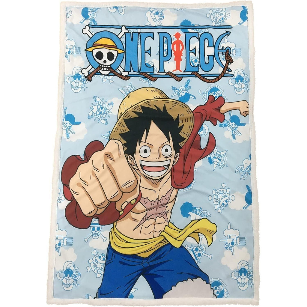 HÔMADICT Plaid Sherpa One Piece - Luffy - 100x150CM