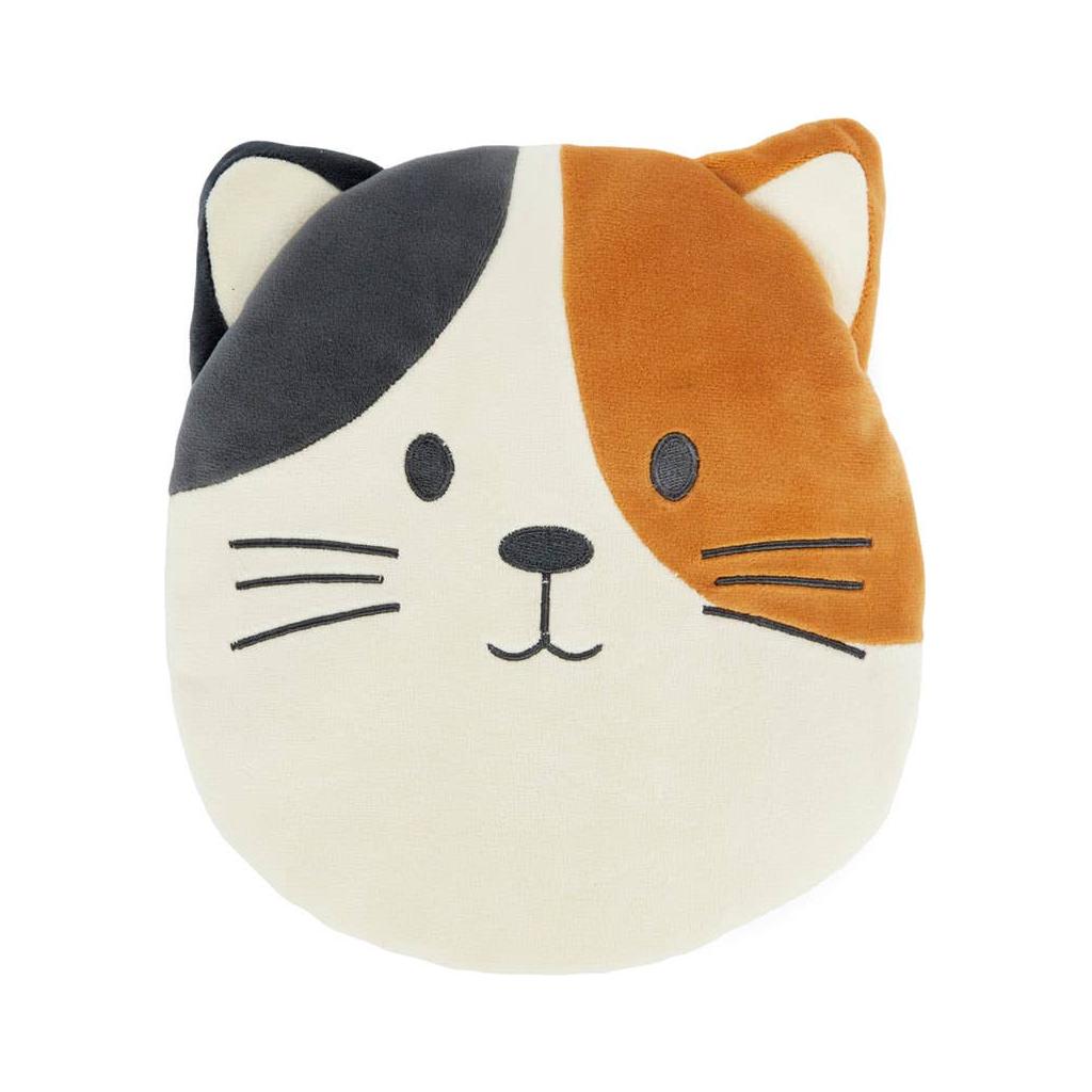 Coussin noyau de cerise Kitty Calico, multicolore, polyester