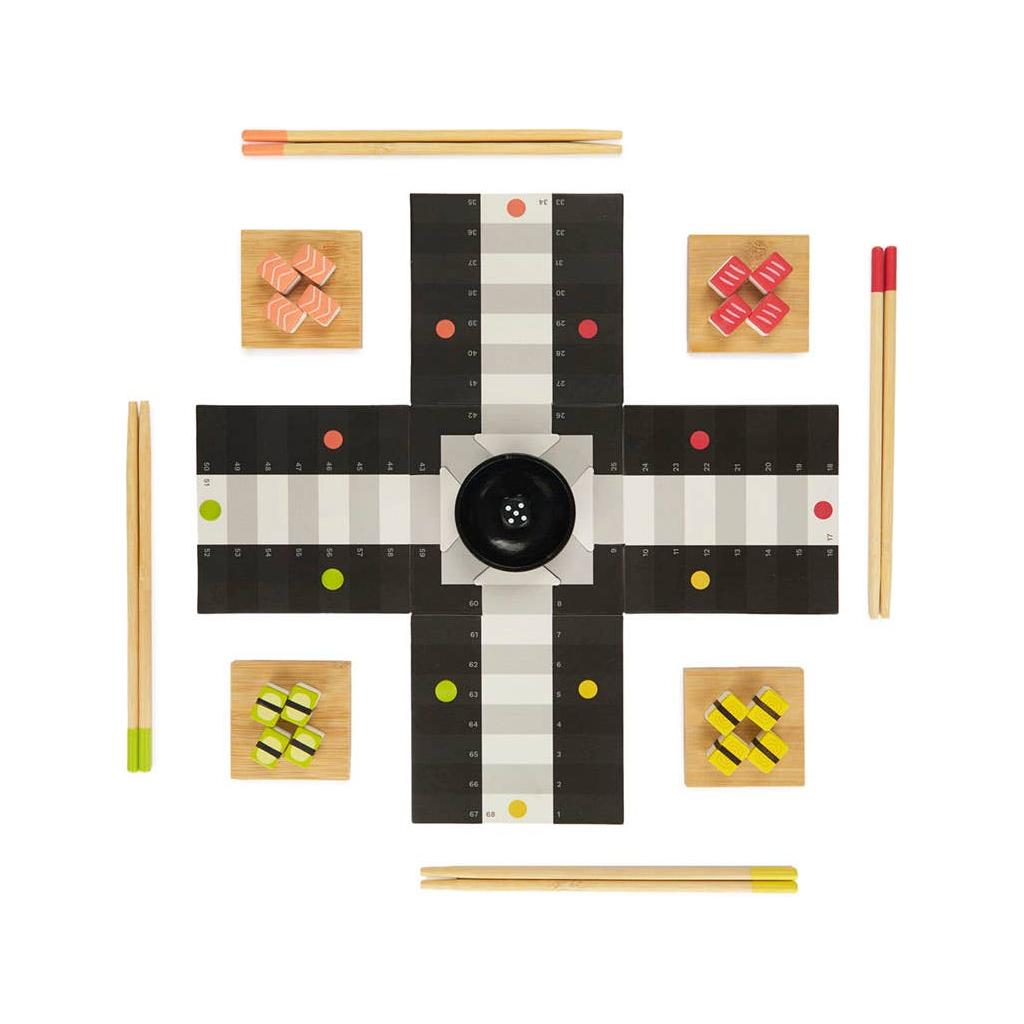 Set de planches à parcheesi, Ludoshi, bois/bambou