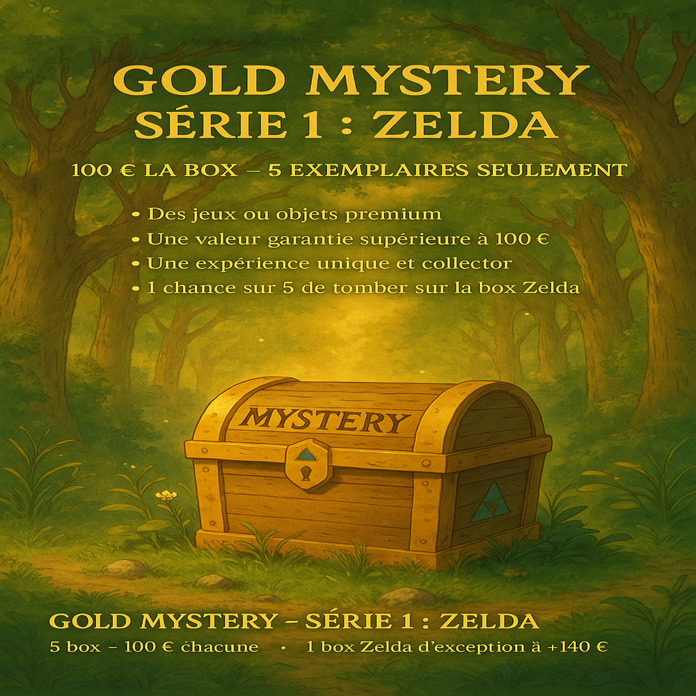 GOLD MYSTERY BOX – SÉRIE 1 : ZELDA