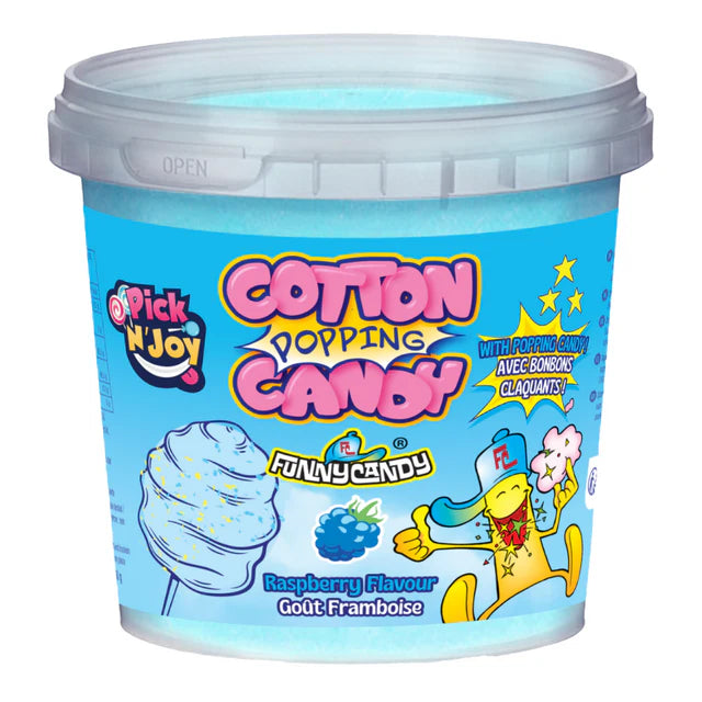 Funnycandy Poppin Cottin Candy Blue Raspberry