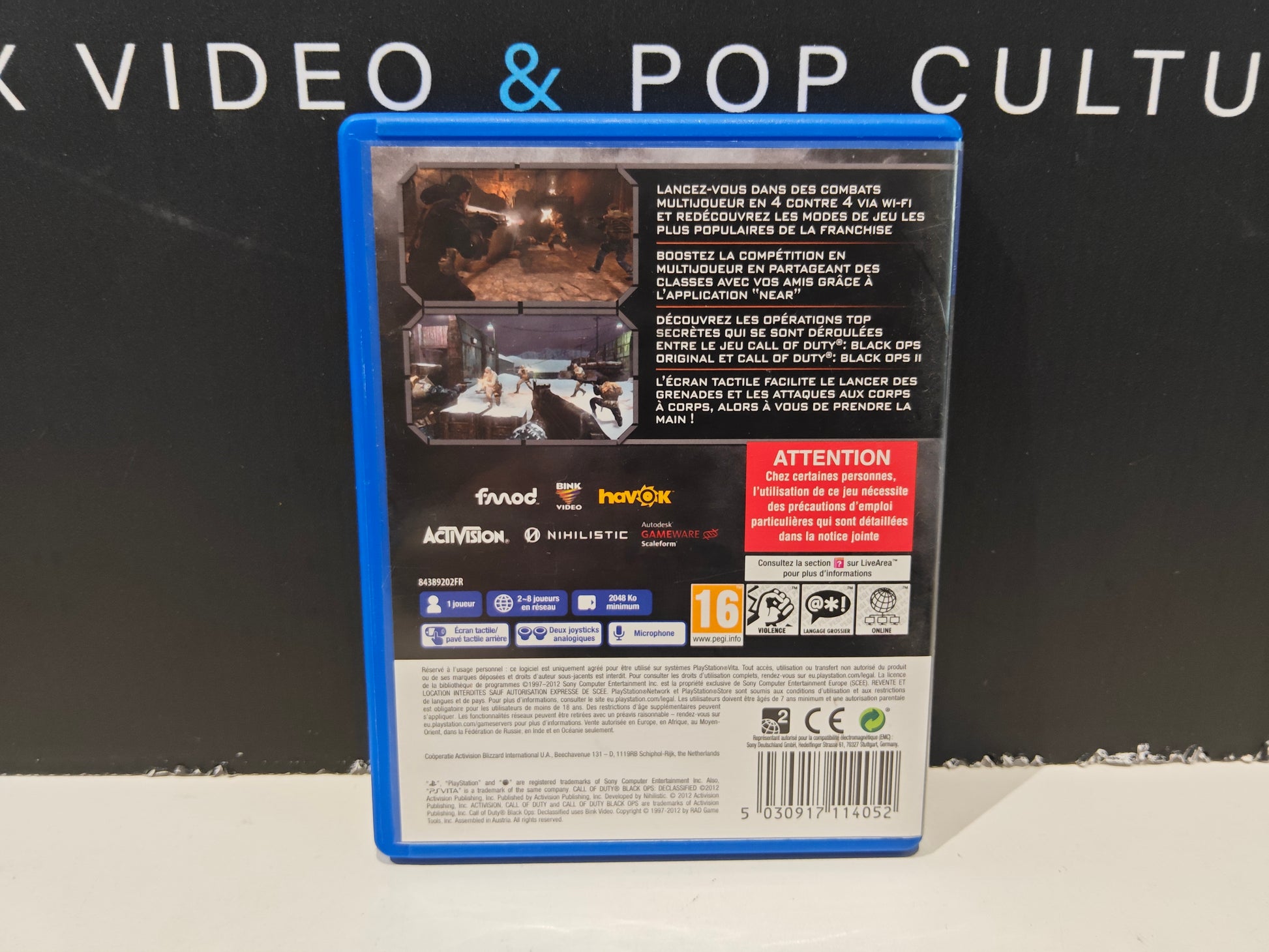 Call of duty black ops declassified PS Vita