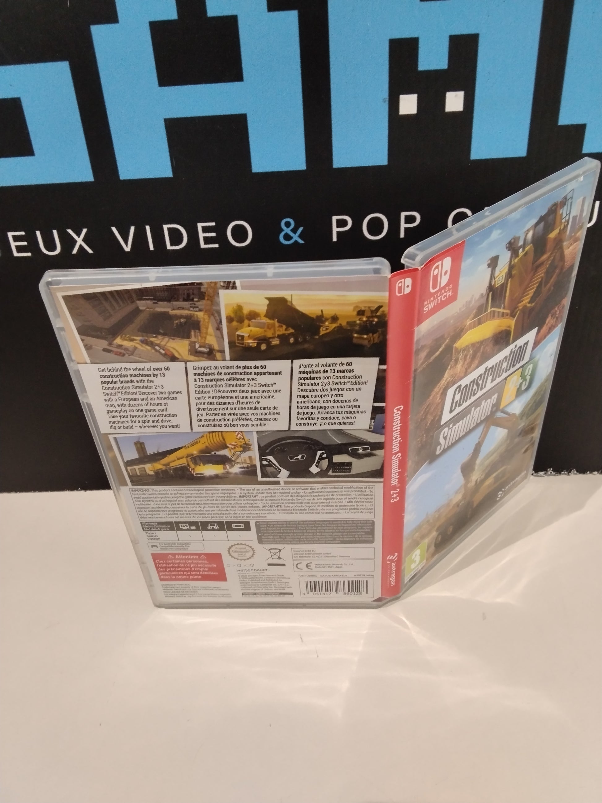 Construction Simulator 2 et 3 Switch