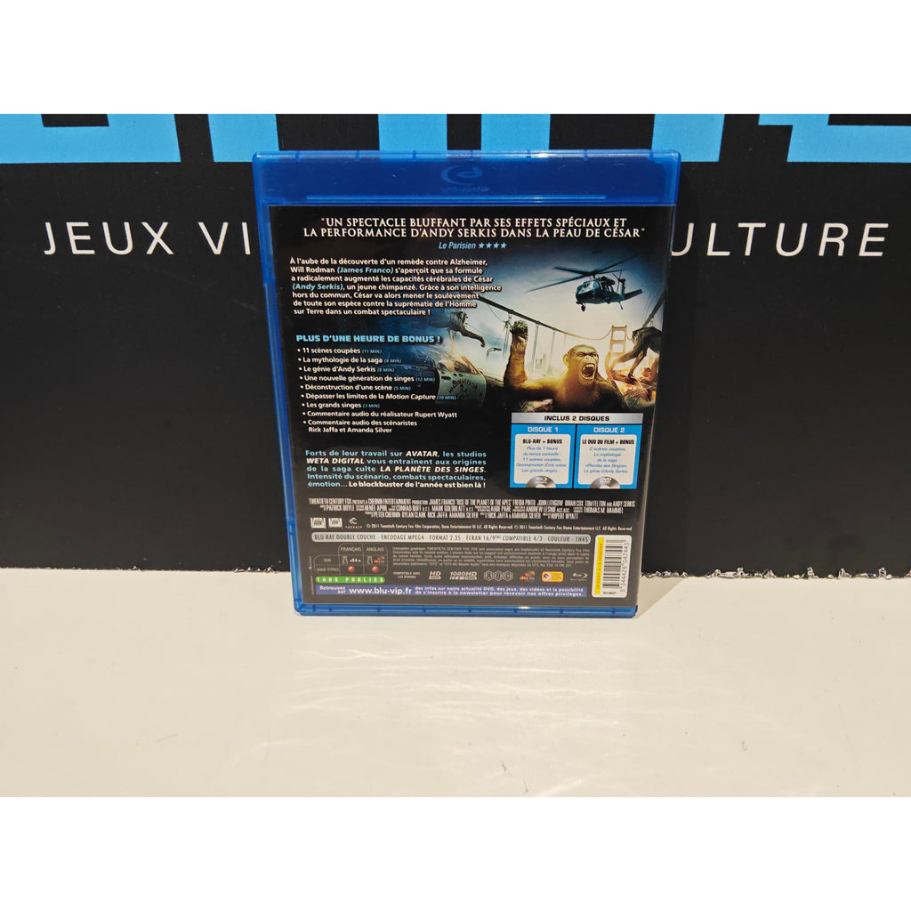 La Planète des Singes les Origines Blu Ray