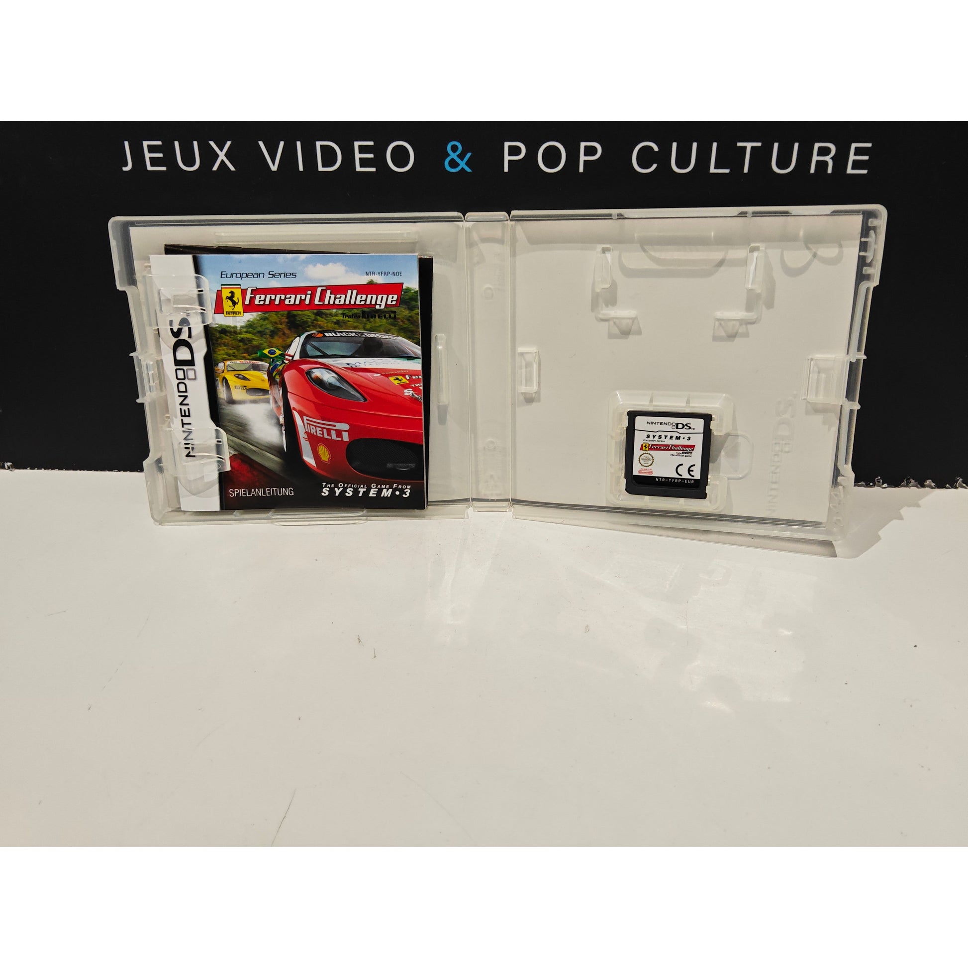 Ferrari Challenge boite et notice en allemand DS