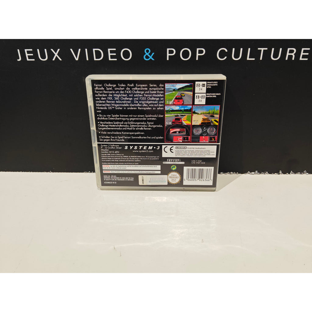 Ferrari Challenge boite et notice en allemand - DS