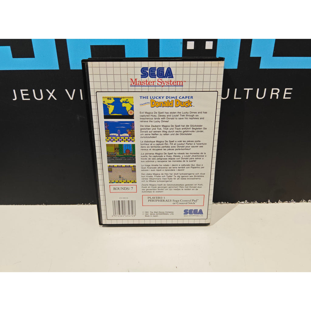 The Lucky Dime Caper Starring Donald Duck– Master System