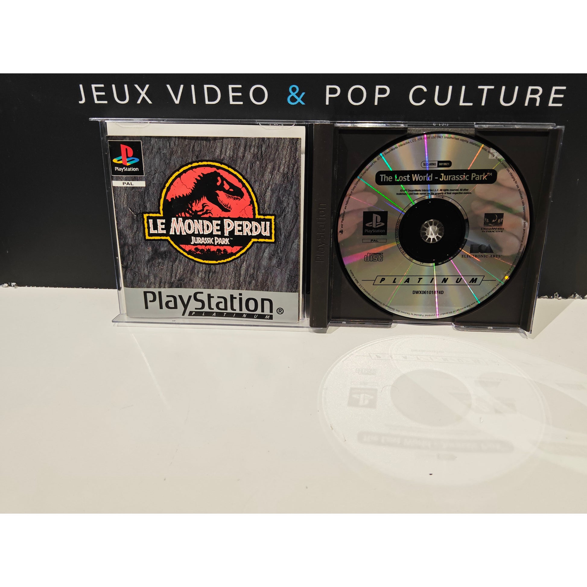 Le Monde Perdu Jurassic Park Platinum – PS1