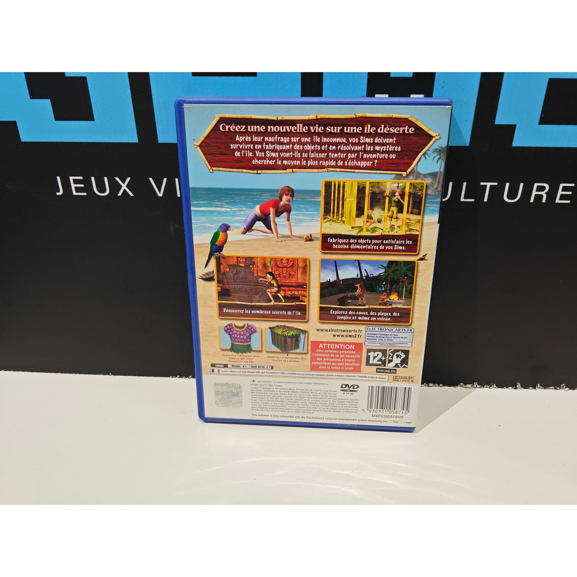 Les Sims 2 Naufragés  – PS2