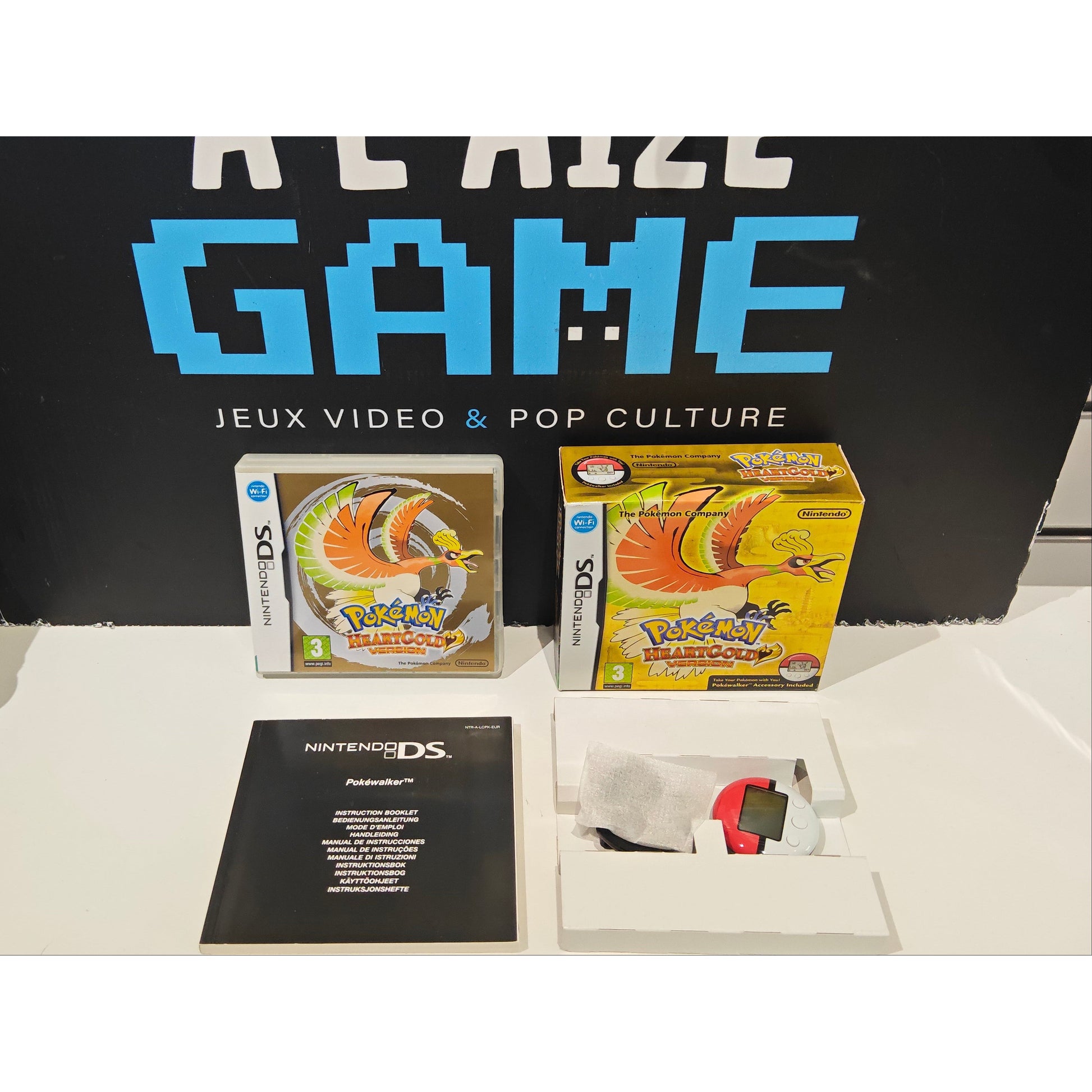 Pokémon Version Or HeartGold avec PokéWalker – DS