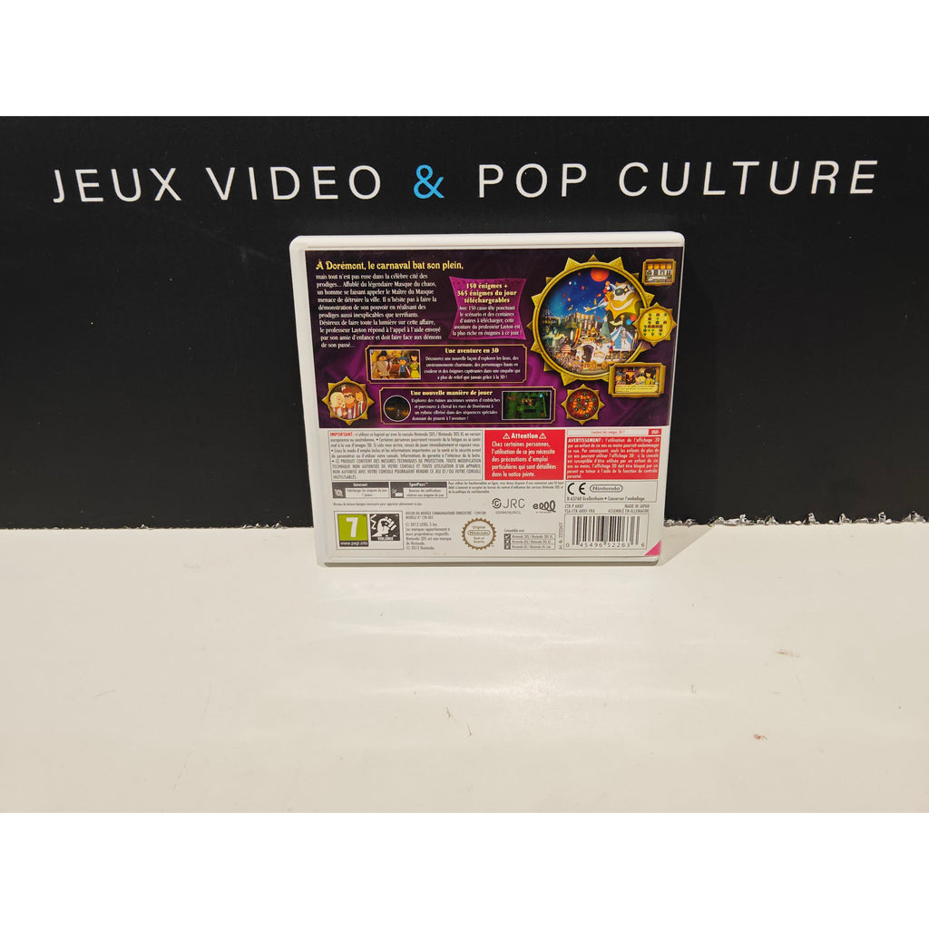 Professeur Layton et le Masque des Miracles 3DS