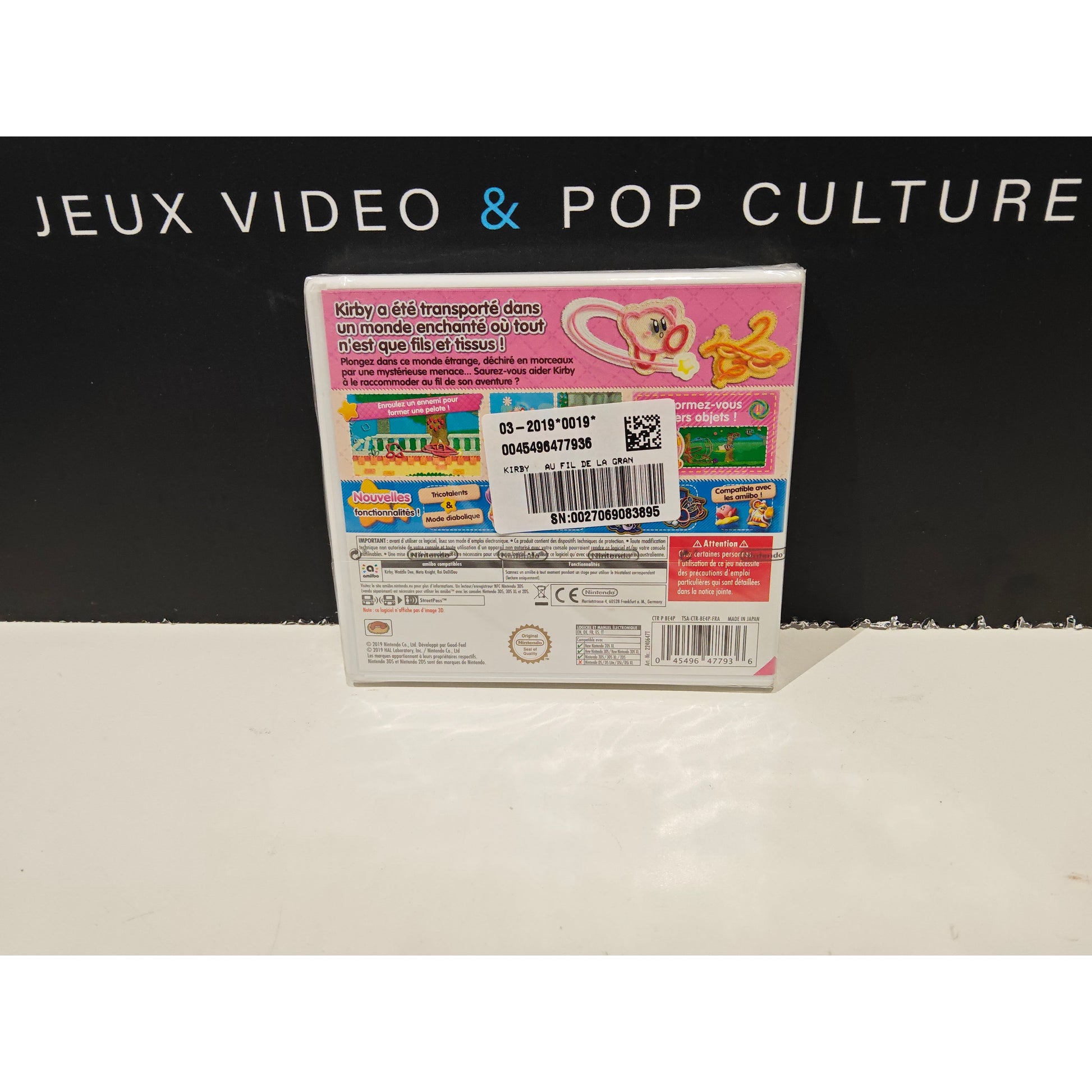 Kirby : Au Fil de L'Aventure Neuf sous blister - 3DS