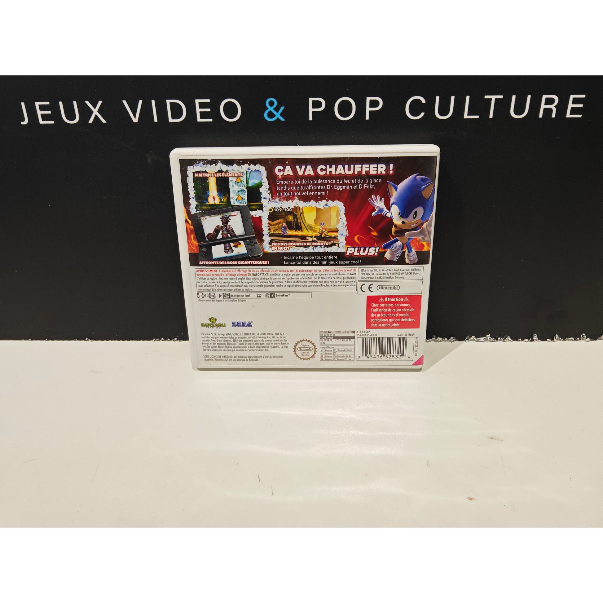 Sonic Boom le Feu et la Glace 3DS