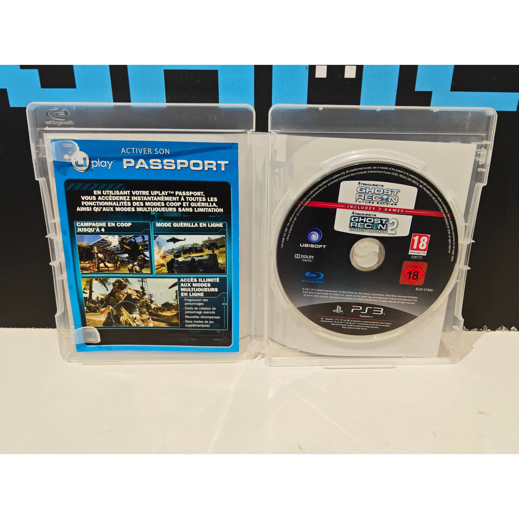 Ghost Recon double pack Ghost Recon Futur Soldier et Ghost Recon Advanced Warfighter 2 PS3