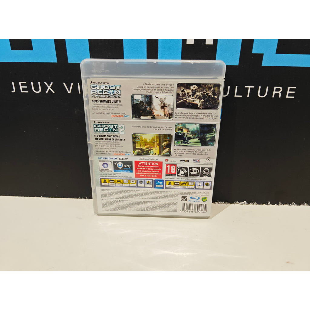 Ghost Recon double pack Ghost Recon Futur Soldier et Ghost Recon Advanced Warfighter 2 PS3